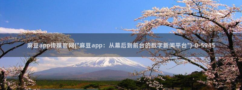 麻豆视频官方合集：麻豆app传媒官网(\